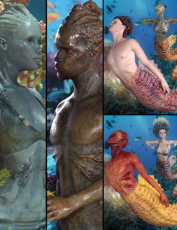 SeaHorse MegaBundle for Genesis 8.1 and for Seahorse Tails