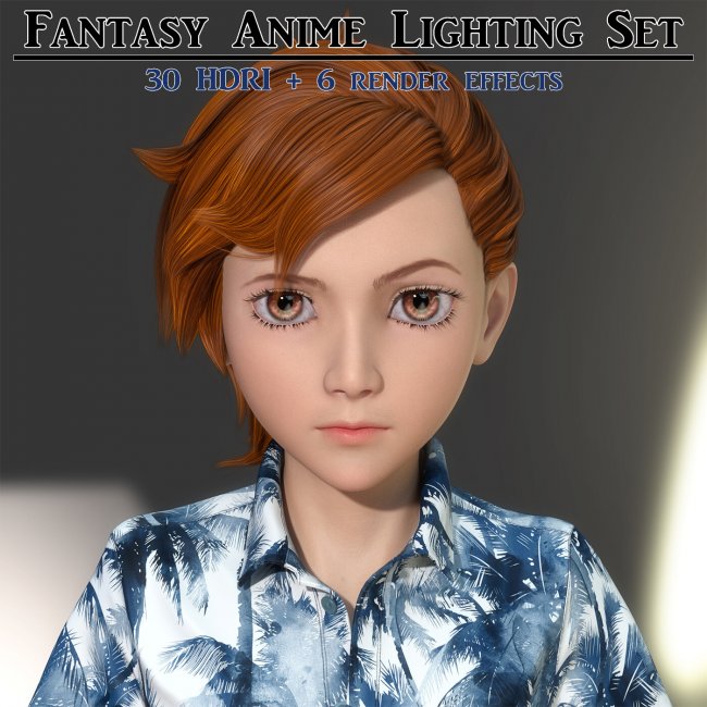 Click here to see preview images for "Fantasy Anime Lighting Set" Fantasy Anime Lighting Set