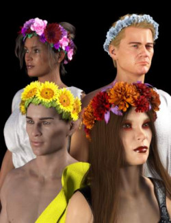 SY Flower Crowns for Genesis 8 and 8.1