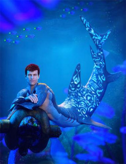 Shark Tail for Genesis 8 Males