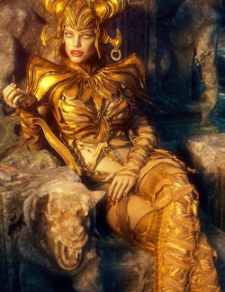 Black Magic Queen Outfit Textures