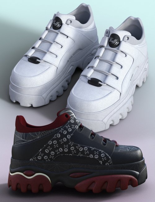 Click here to see preview images for "Buffz Platform Sneakers for Genesis 8 Females" Buffz Platform Sneakers for Genesis 8 Females