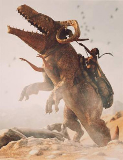 Skalarog Original Creature with Saddlery and Poses