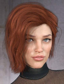 Kitty Hair for Genesis 8 Females