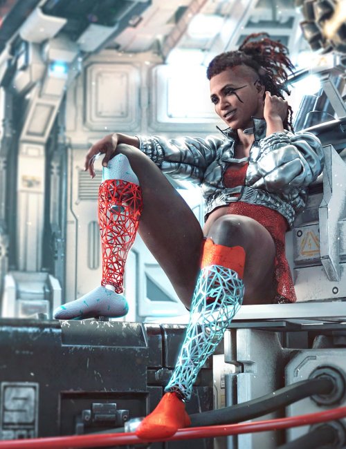 Click here to see preview images for "Sci-fi Leg Prosthetic for Genesis 8.1 Females" Sci-fi Leg Prosthetic for Genesis 8.1 Females