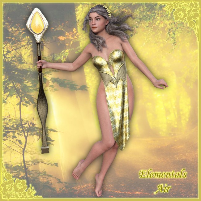 Click here to see preview images for "dForce Elementals Air for Genesis 8.1 Female" dForce Elementals Air for Genesis 8.1 Female