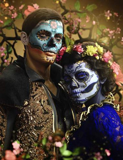 FPE Dia de los Muertos LIE Makeup for Genesis 8.1
