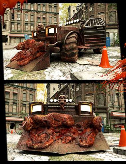 Wasteland Post Apocalyptic Car