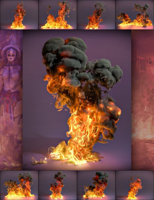 Click here to see preview images for "Pyromantix - Volumetric Infernos" Pyromantix - Volumetric Infernos