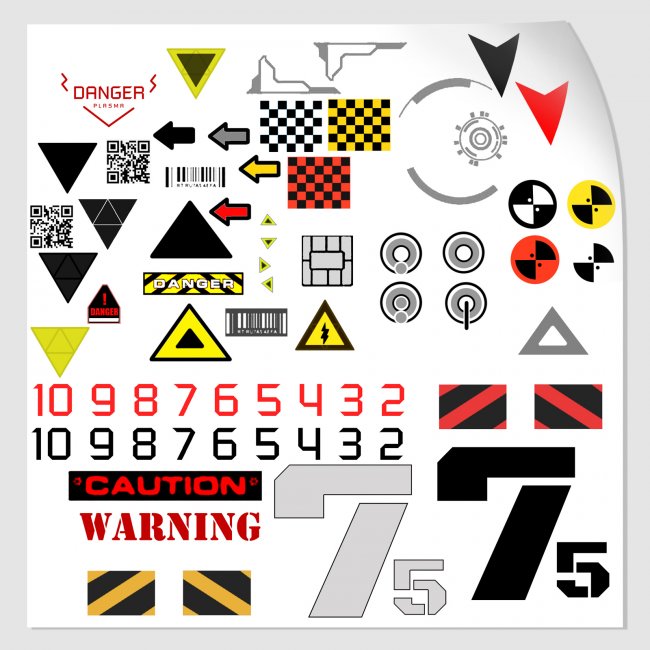 Click here to see preview images for "SciFi Labels" SciFi Labels