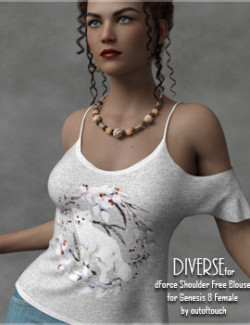 Diverse for Shoulder Free Blouse for G8F