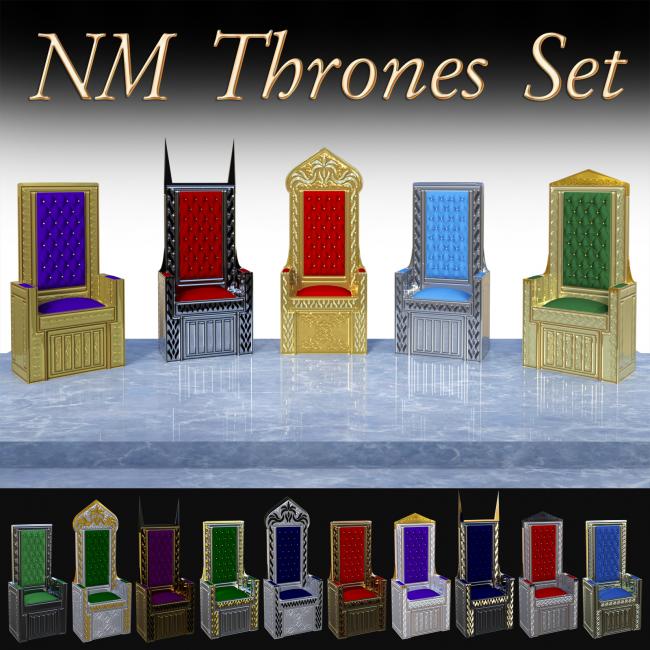 Click here to see preview images for "NM Thrones Set" NM Thrones Set