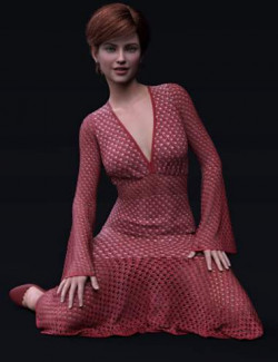 dForce Romantic Ruffle Outfit for Genesis 8 and 8.1 Female