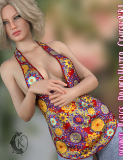 dforce- Basics- Draped Halter- Genesis 8