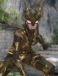 12 Constellation Warriors Series – Capricorn for Genesis 8 and 8.1 Female