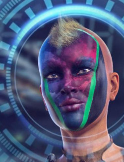 Overlay Face Paintings Merchant Resources for Genesis 8