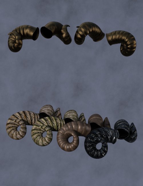 Click here to see preview images for "Melantha Horns for Genesis 8 and 8.1 Females" Melantha Horns for Genesis 8 and 8.1 Females