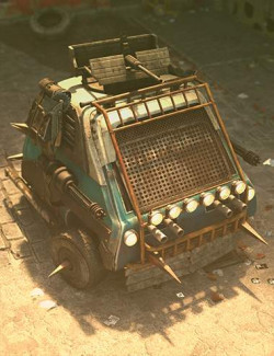Post Apocalyptic 3-Wheeler
