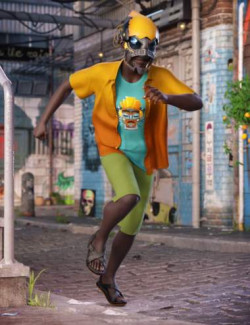 dForce Dash Outfit for Genesis 8 and 8.1 Males Bundle
