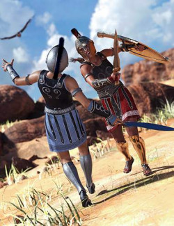 Victorious Ares Battle Poses for Genesis 8 and 8.1 Female