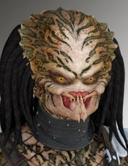 Predator Outfit and Props For Genesis 8 Female
