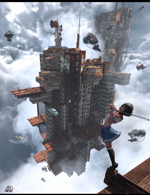Click here to see preview images for "Babel Cityscape" Babel Cityscape