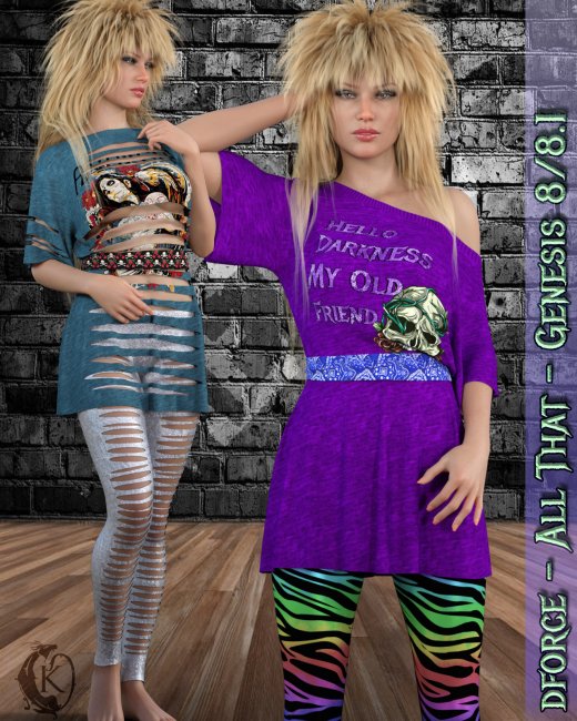 Click here to see preview images for "dforce - All That - Genesis 8" dforce - All That - Genesis 8