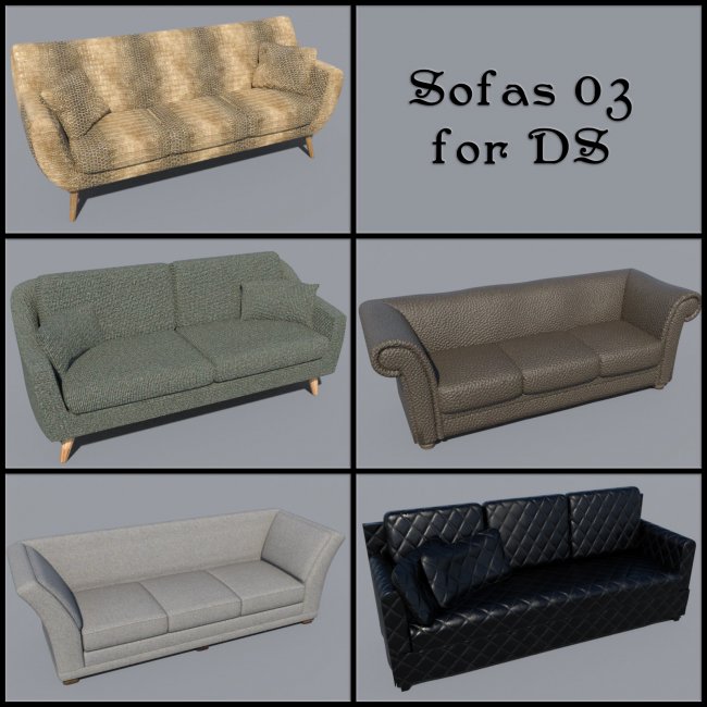 Click here to see preview images for "All Props Sofas 03 For DS" All Props Sofas 03 For DS