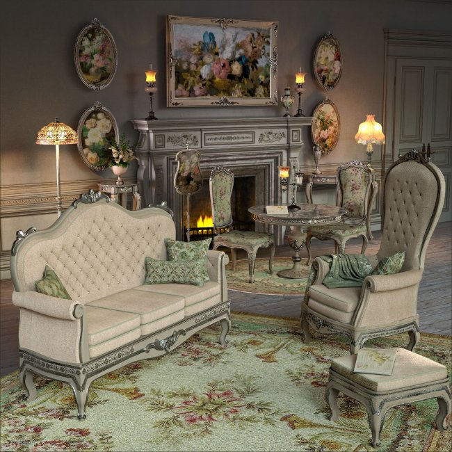 Click here to see preview images for "Shabby Vic Parlor 2" Shabby Vic Parlor 2