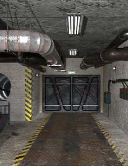 Old Bunker for DAZ and Poser
