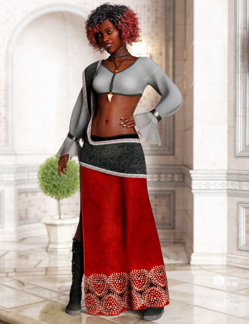 Click here to see preview images for "dForce Shanara Outfit for Genesis 8 Females" dForce Shanara Outfit for Genesis 8 Females