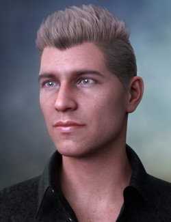 dForce Jason Hair for Genesis 8 and 8.1 Males