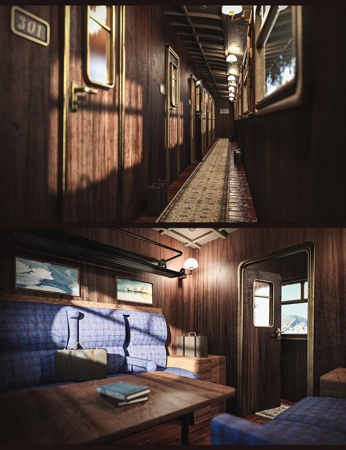 Click here to see preview images for "Western Express Train First Class" Western Express Train First Class