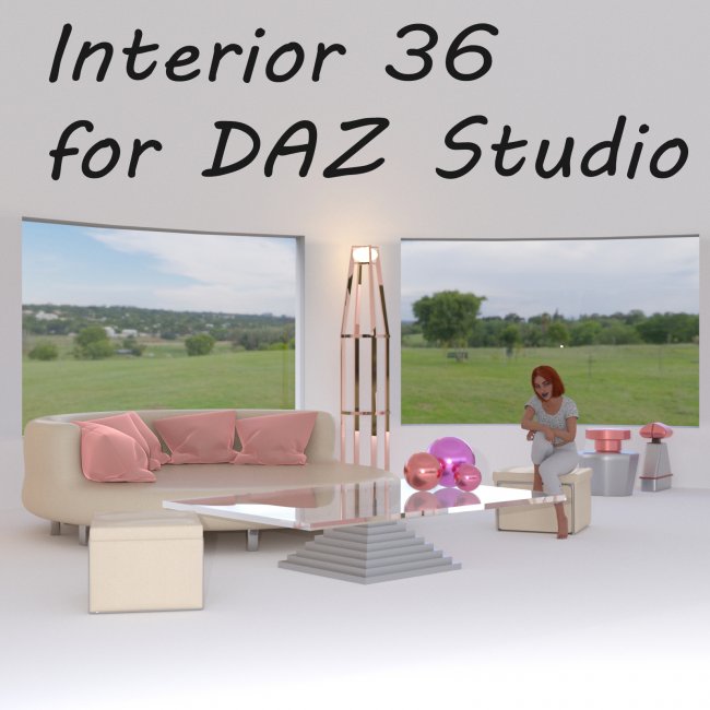 Click here to see preview images for "Interior 36 for DAZ Studio" Interior 36 for DAZ Studio