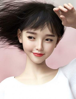 dForce Summer Sports Hair for Genesis 8 and 8.1 Females