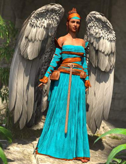 dForce Angeloi Outfit for Genesis 8 and 8.1 Females