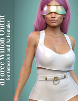 dForce Willoh Outfit  for Genesis 8 and 8.1 Females