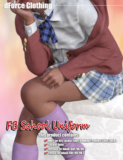 Click here to see preview images for "DForce FB School Uniform" DForce FB School Uniform