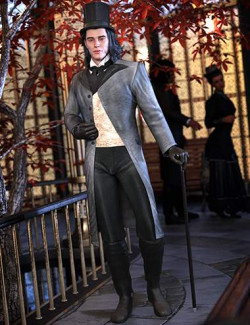 dForce Romantic Gentleman Outfit for Genesis 8 and 8.1 Males