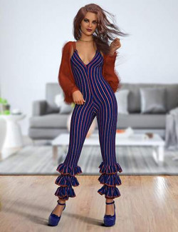 dForce Berry Outfit for Genesis 8 and 8.1 Females