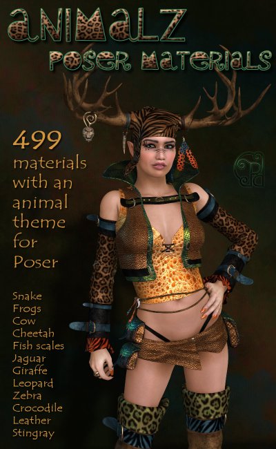 Click here to see preview images for "Pd-Animalz Poser Materials" Pd-Animalz Poser Materials