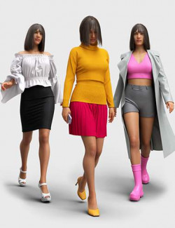 Walks of Mood- Animation Set for Genesis 8 and 8.1 Female