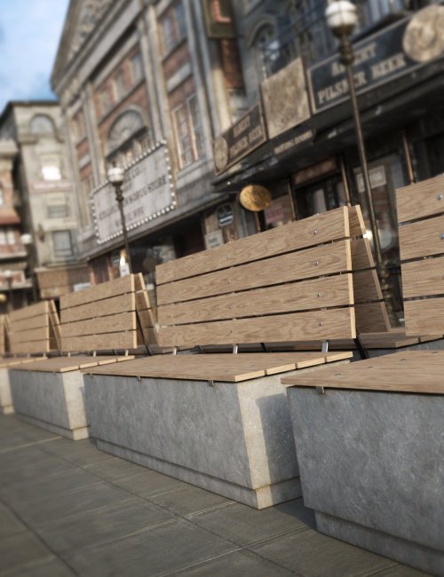 Click here to see preview images for "Everyday Bench Prop Pack" Everyday Bench Prop Pack