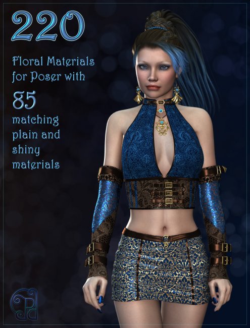Click here to see preview images for "Pd-Floral Poser Materials" Pd-Floral Poser Materials
