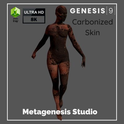 Click here to see preview images for "Carbonized Skin for Genesis 9" Carbonized Skin for Genesis 9