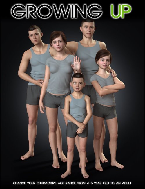 Click here to see preview images for "Growing Up for Genesis 9" Growing Up for Genesis 9