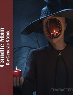 CGI Candle Man for Genesis 8 Male