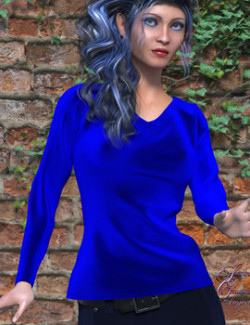 Fleece for V-Neck Shirt for Dawn and La Femme