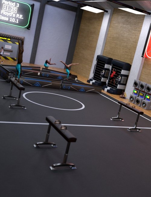 Click here to see preview images for "Future School Gym" Future School Gym