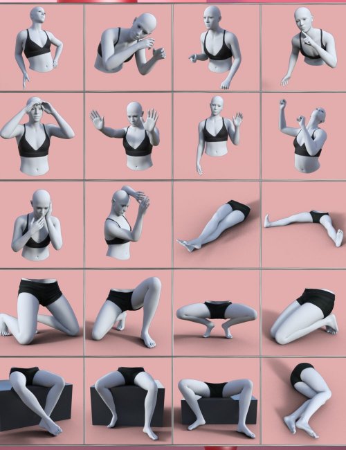 Click here to see preview images for "Easier Pose Creation 3 for Genesis 9" Easier Pose Creation 3 for Genesis 9